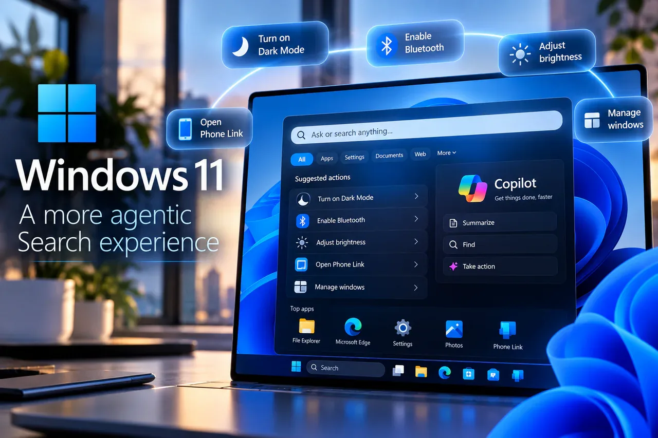 Windows Search Berubah Jadi AI Agent untuk Otomasi PC