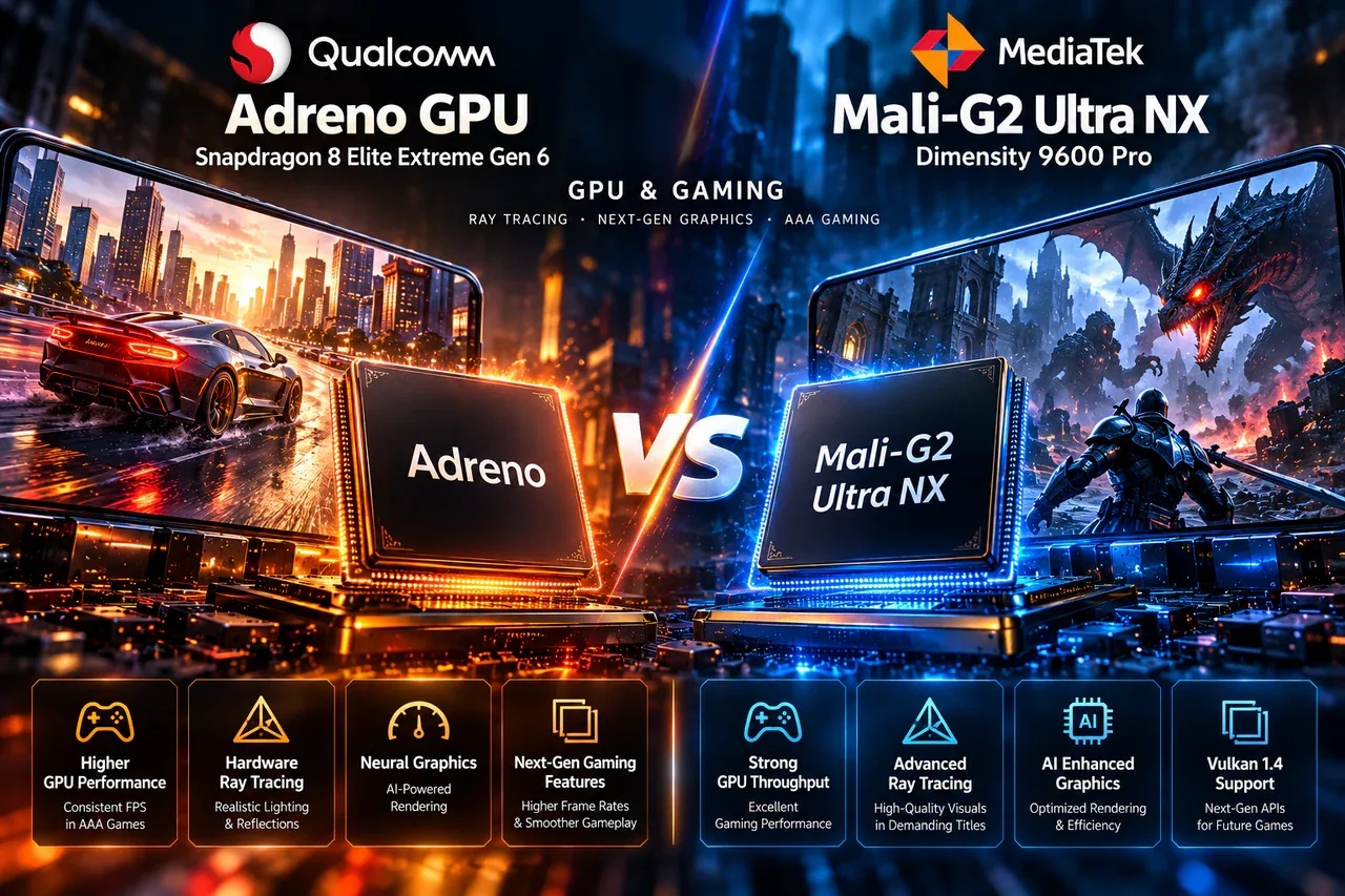 Snapdragon 8 Elite Extreme Gen 6 vs Dimensity 9600 Pro: Prosesor Gaming 2nm Mana yang Lebih Dominan?