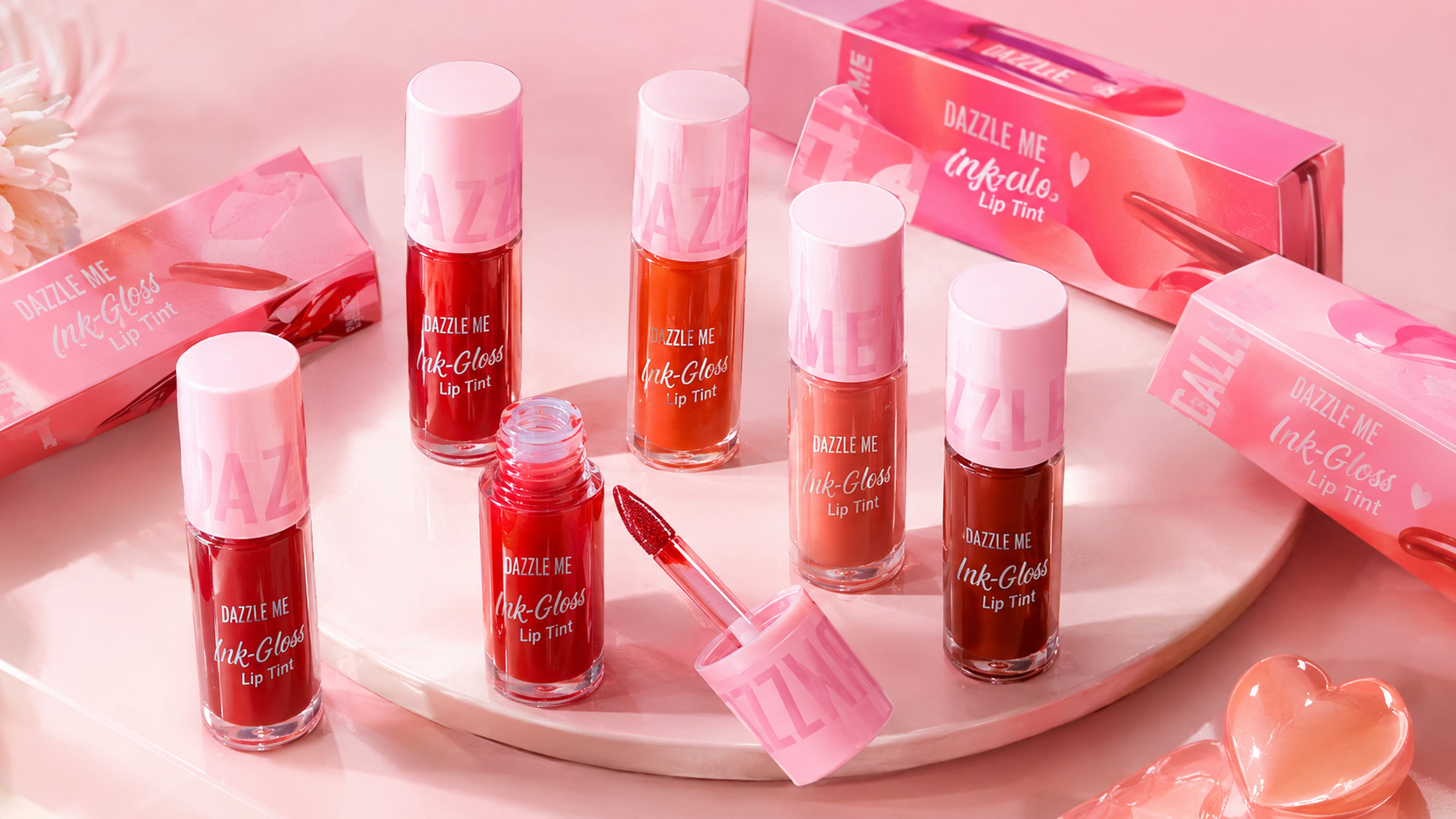 Lip Tint Glossy Murah: Dazzle Me vs Wardah Blur-Ink