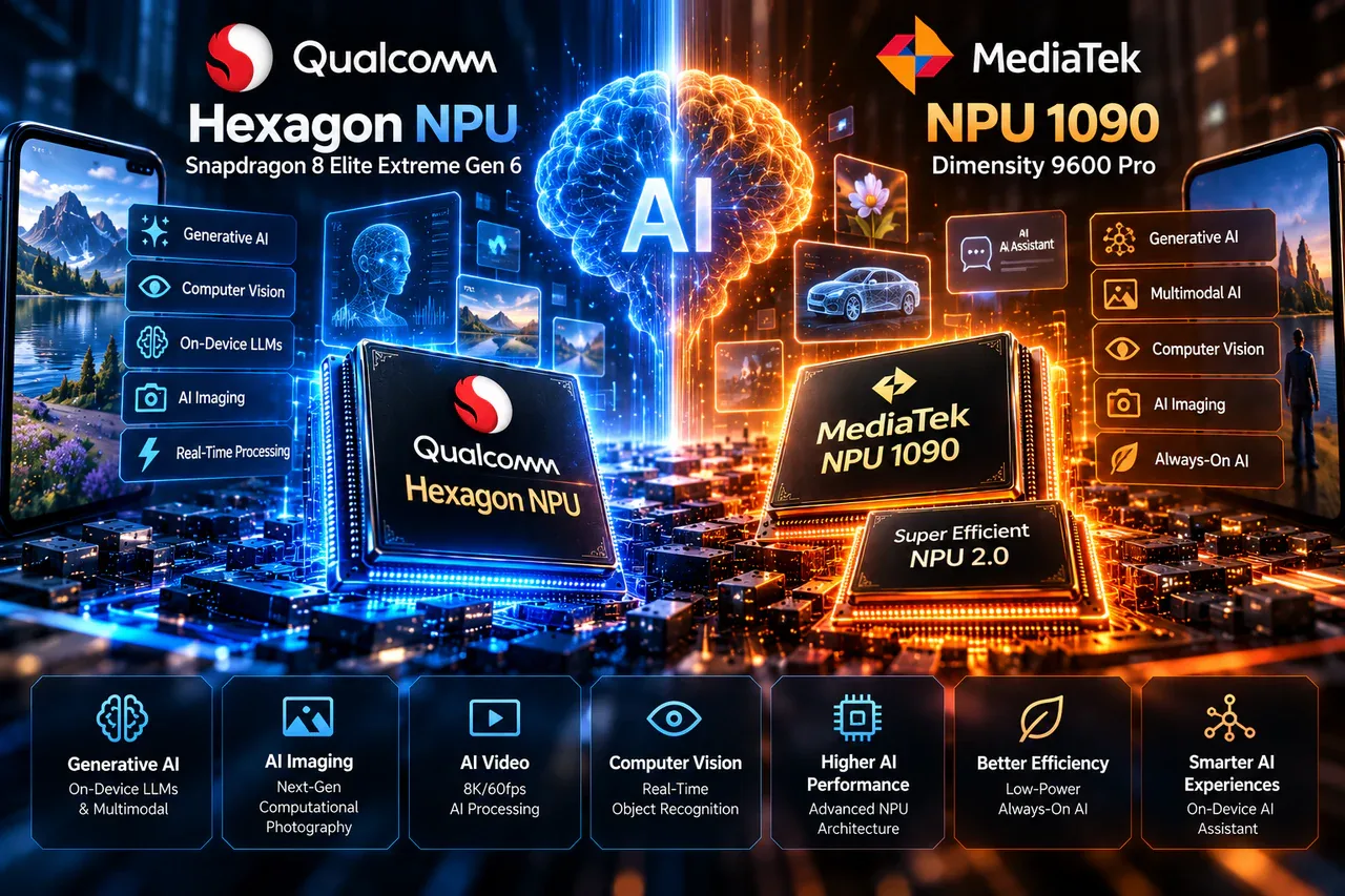 Snapdragon 8 Elite Extreme Gen 6 vs Dimensity 9600 Pro: Prosesor Gaming 2nm Mana yang Lebih Dominan?