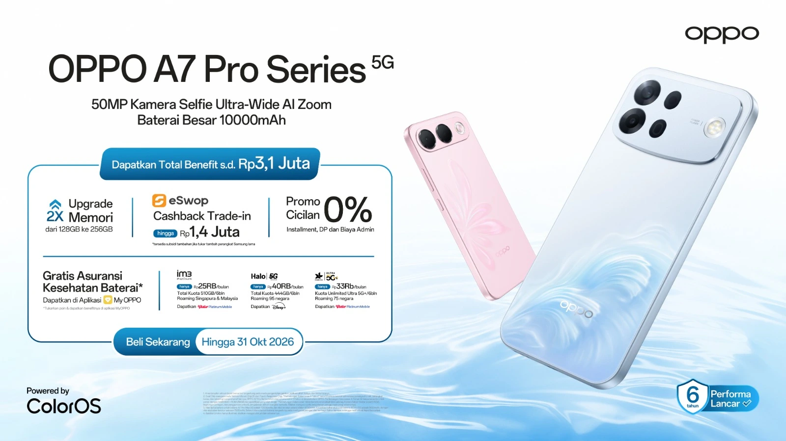 OPPO A7 Pro Series 5G: Ponsel Tangguh Berbaterai Raksasa