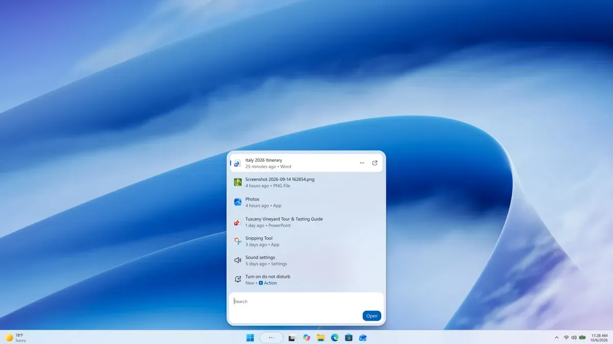 Windows Search Berubah Menjadi Chatbot AI Pengendali PC