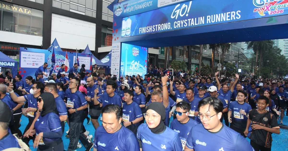 Crystalin RunXperience Perluas Jejak, Bidik Bali dan Jawa Tengah