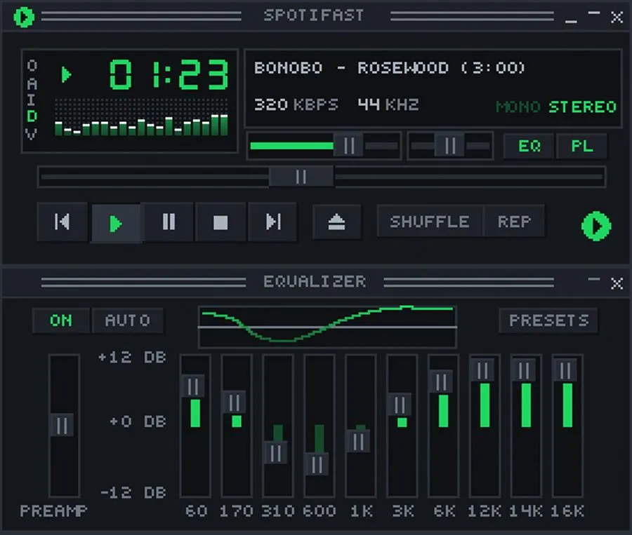 Spotifast: Alternatif Spotify Desktop Super Ringan Bernuansa Winamp