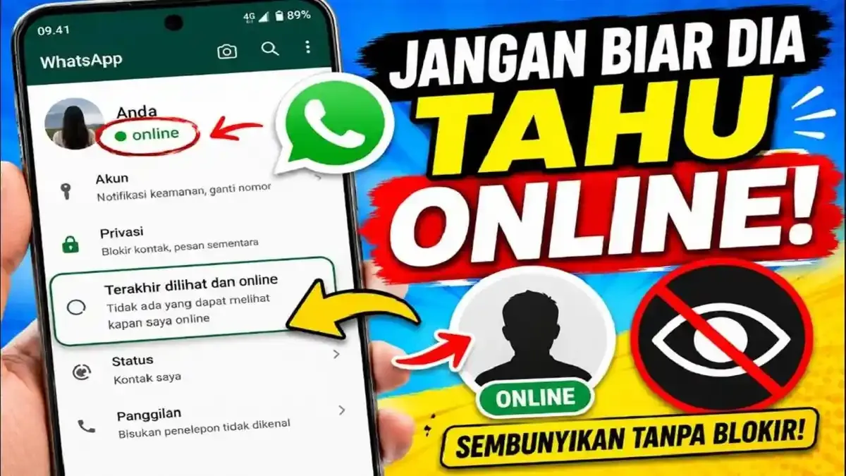 Kontrol Penuh Notifikasi WhatsApp dan Privasi Status Online