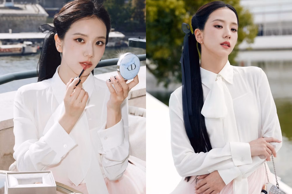 Bedah Glowy Makeup Natural Jisoo di Paris Fashion Week