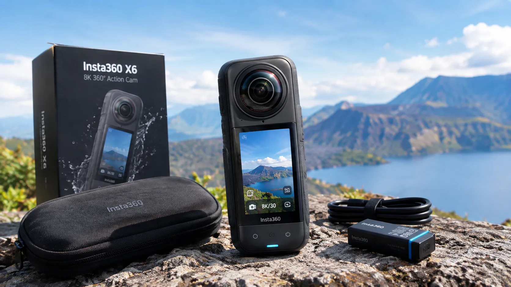Insta360 X6: Kamera 360 8K Bersensor Besar untuk Konten Immersive