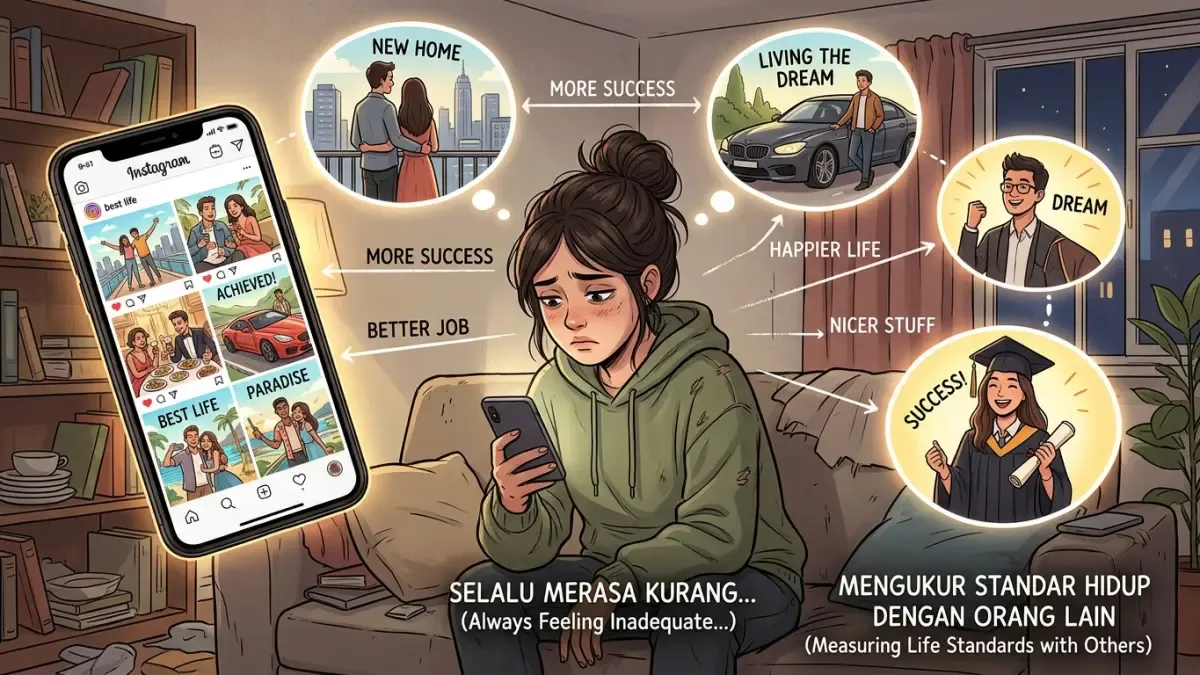 Mengapa Kesuksesan Teman di Media Sosial Bikin Cemas