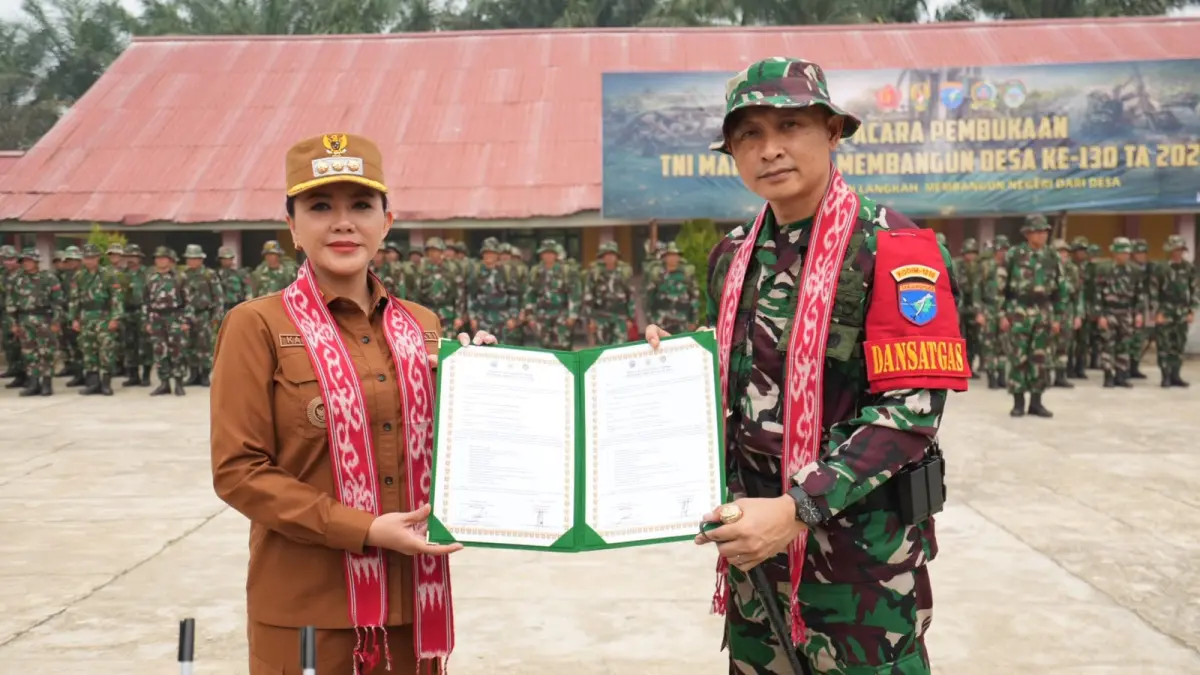 TMMD ke-130: Normalisasi Sungai dan Infrastruktur Desa untuk Ketahanan Pangan