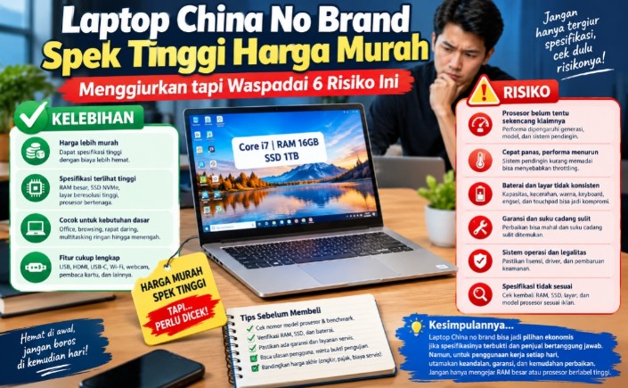 Spesifikasi Menggiurkan, Risiko Tersembunyi: Panduan Aman Membeli Laptop Murah Impor