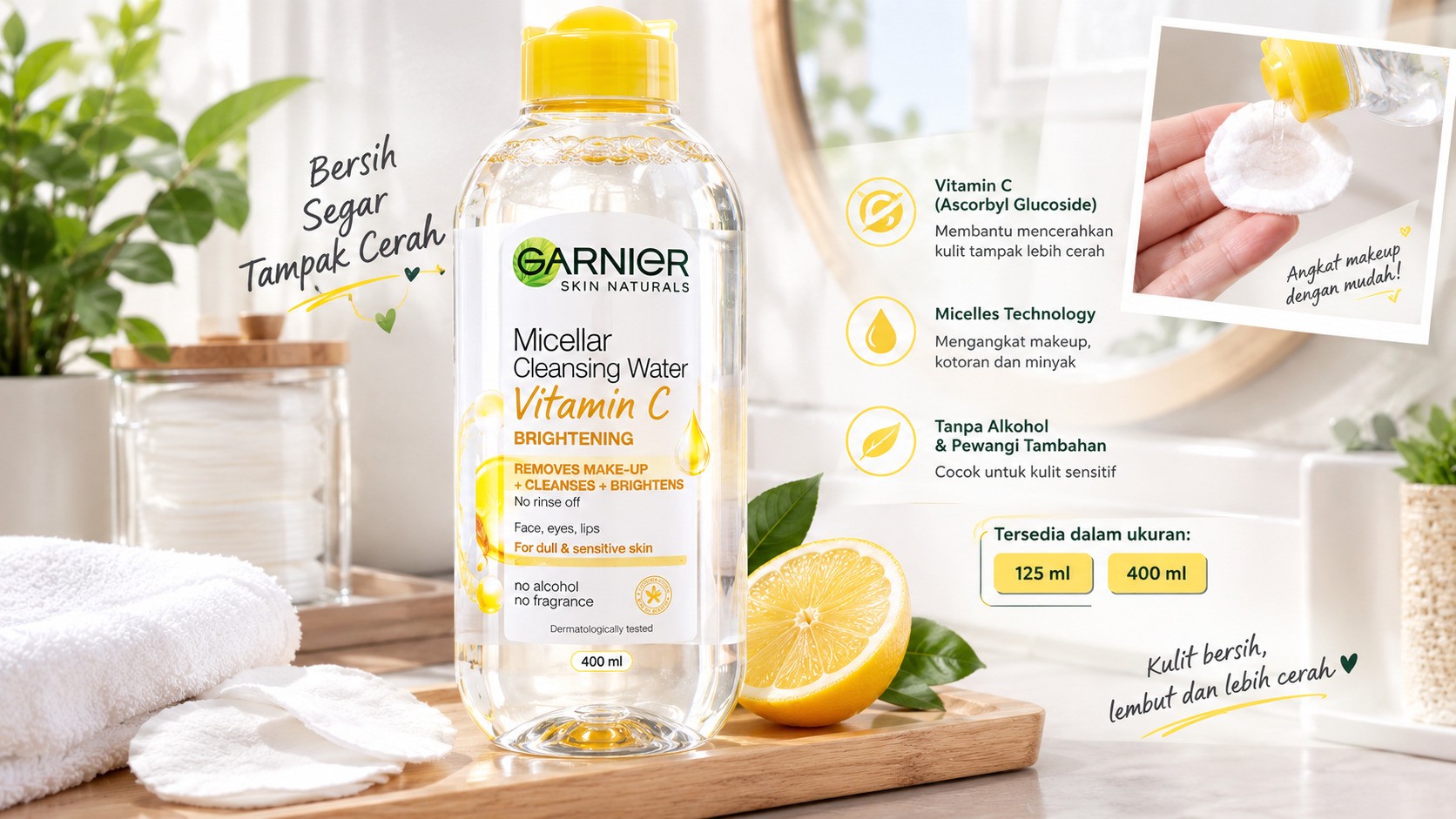 5 Manfaat Micellar Water Selain Membersihkan Makeup