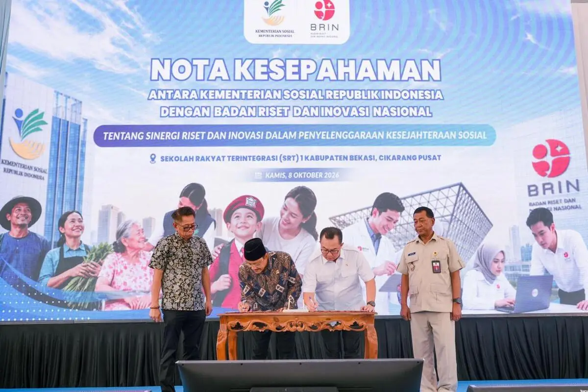 Kemensos–BRIN Dorong Teknologi Lokal untuk Sekolah Rakyat