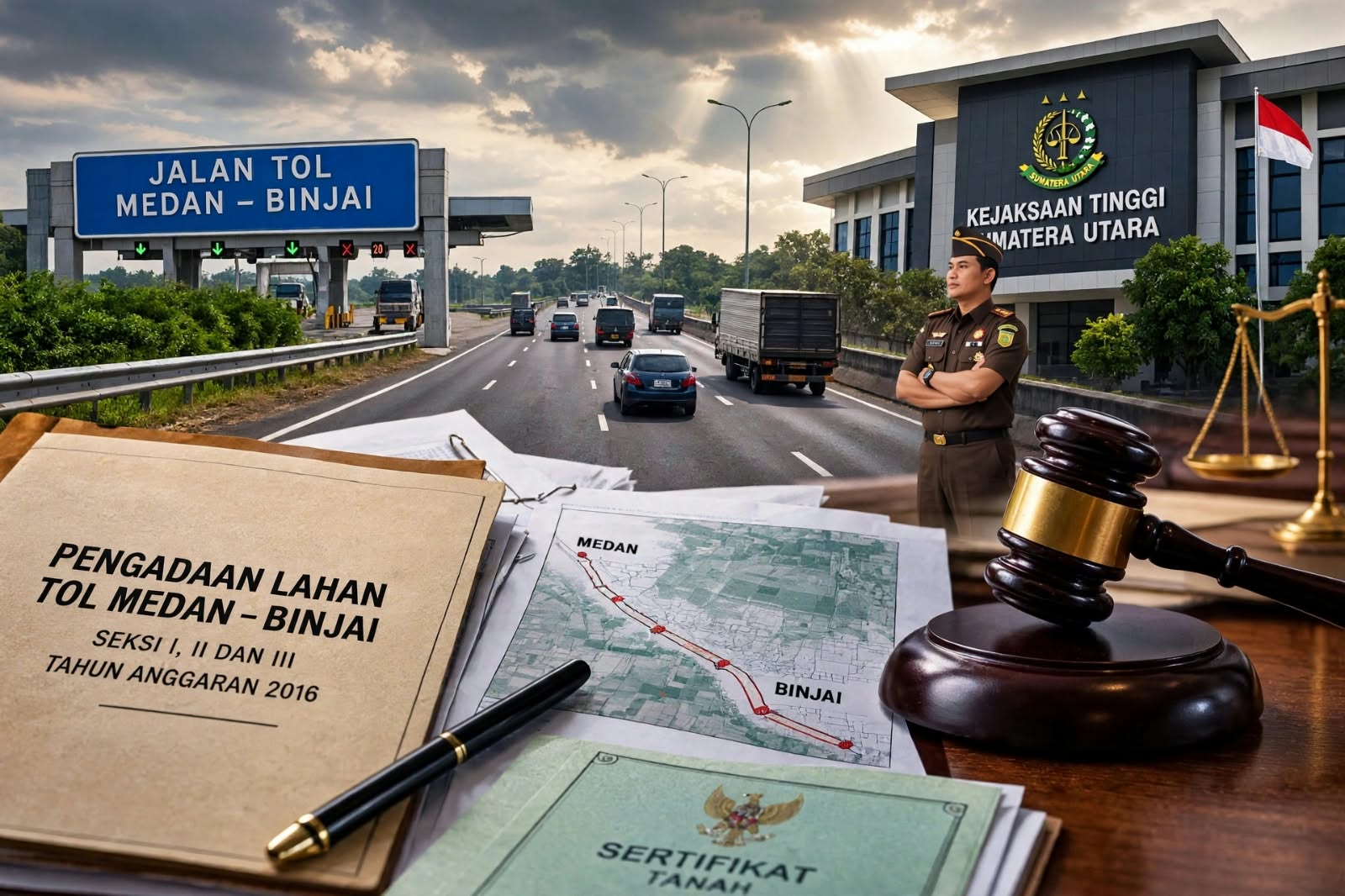 Enam Bulan Tanpa Tersangka di Kasus Lahan Tol Medan-Binjai