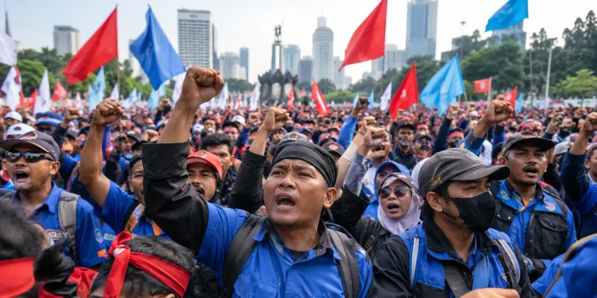 Buruh Desak Kenaikan Upah Minimum Hingga 9,5 Persen