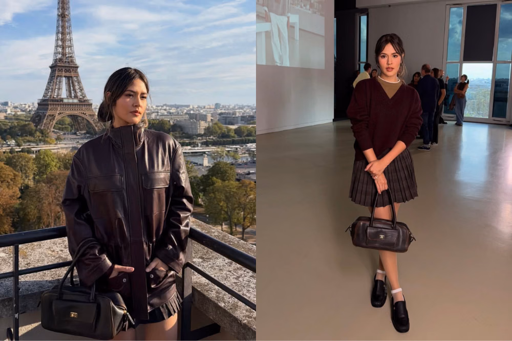 Cara Memadukan Gaya Edgy dan Girly dengan Jaket Kulit
