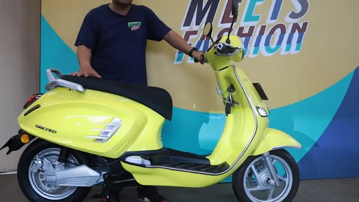 United C2000 Harga Rp22,9–23 Juta: Alternatif Vespa Listrik untuk Pengguna Urban