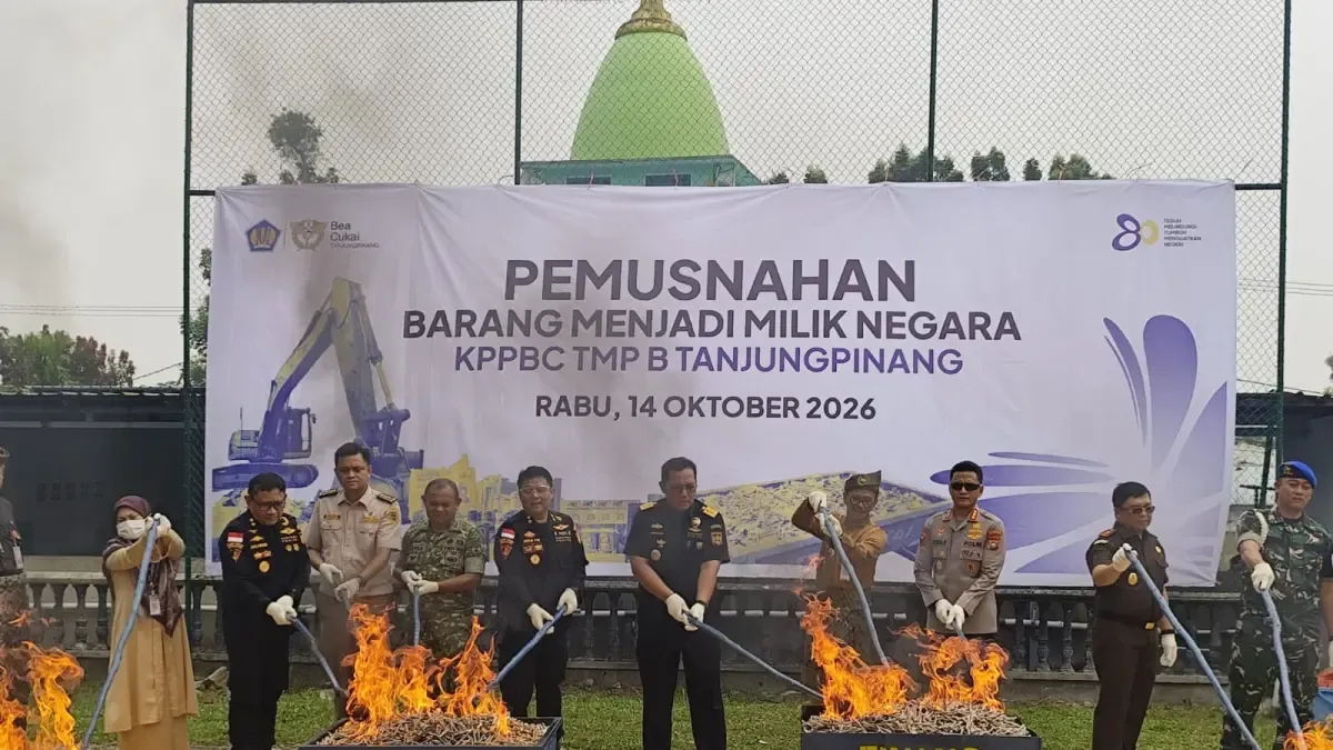 Bea Cukai Tanjungpinang Musnahkan Barang Ilegal: Tameng Ekonomi di Perbatasan