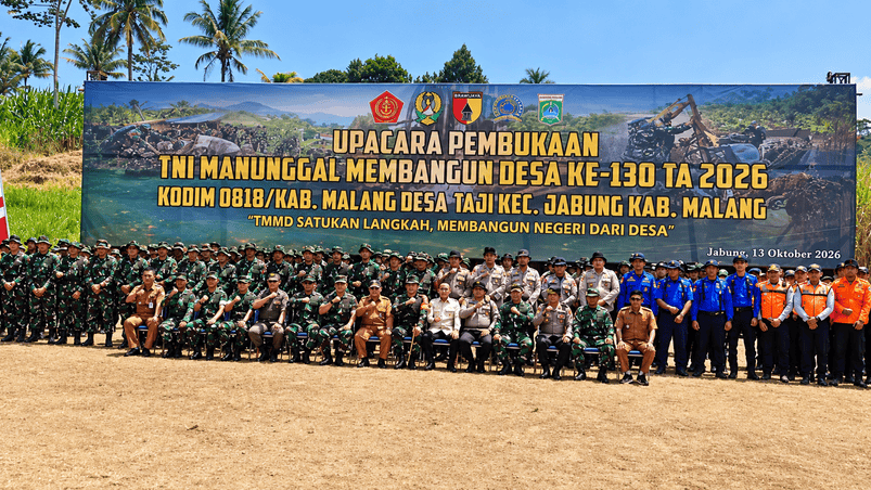 TMMD Bangun Infrastruktur Pedesaan dan Akses Lahan Pertanian