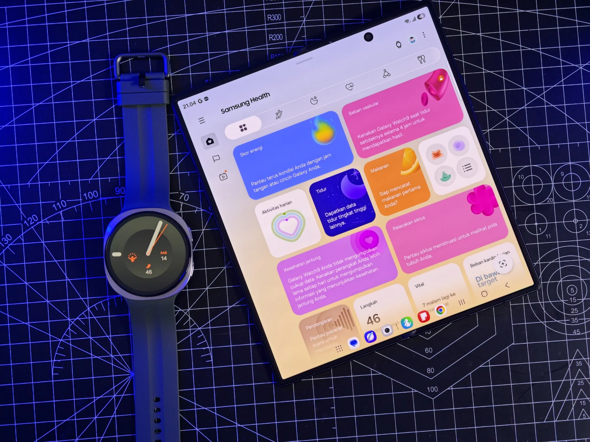 Pantau Kesehatan Menyeluruh dengan Samsung Health di Galaxy Watch9