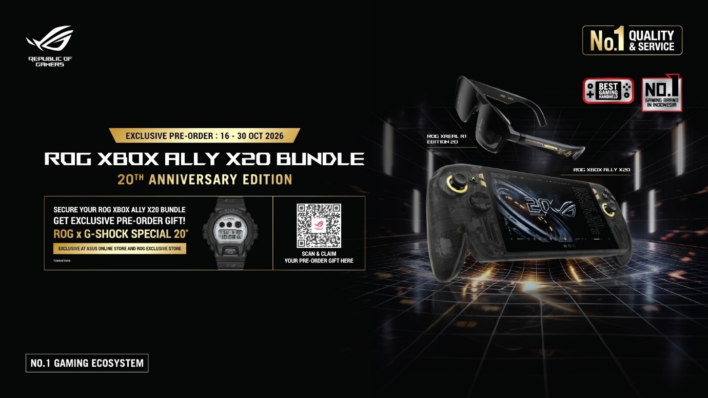 ROG Ally X20 Bundle Rp46,9 Juta: Paket Genggam untuk Gamer Hardcore