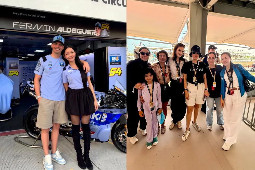 Gaya Selebriti di Paddock: Dari Varsity ke Edgy-Chic