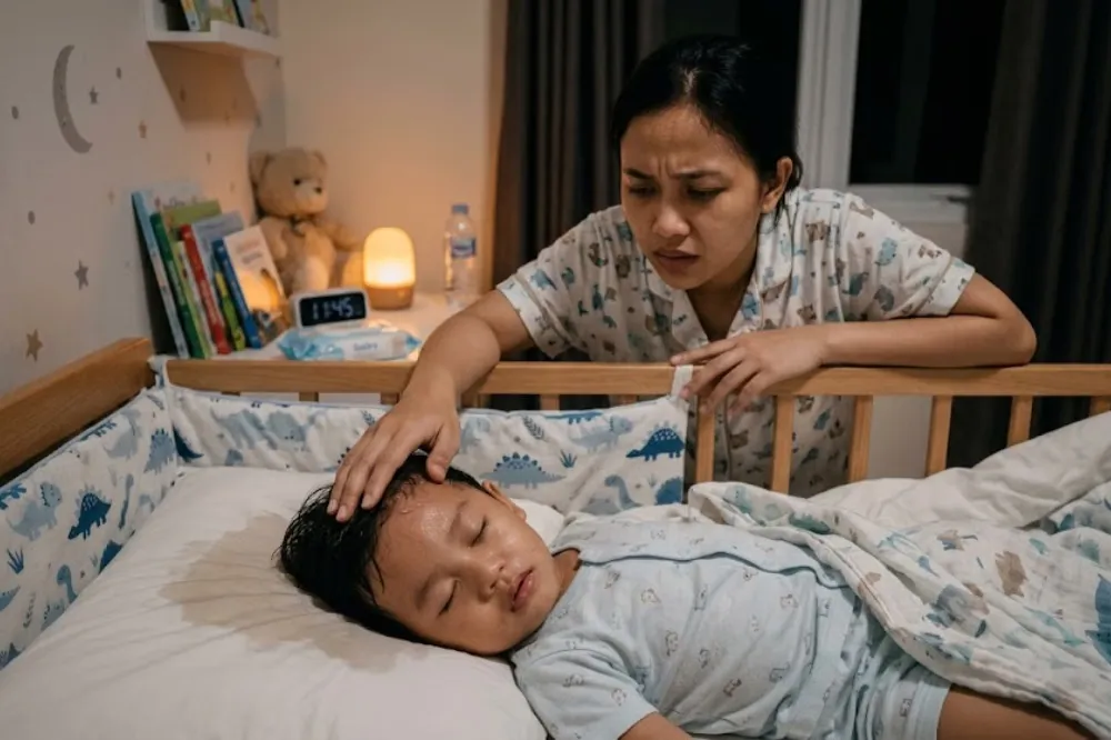Mengapa Bayi Berkeringat Saat Tidur? Ini Batas Normal dan Tanda Bahaya