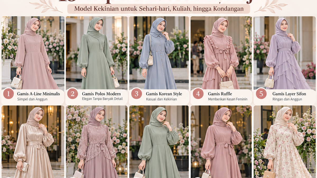 Panduan Lengkap Styling Gamis Modern dengan Outer Brokat