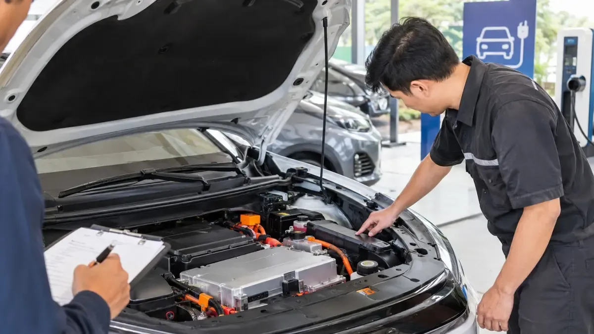 Panduan Lengkap Inspeksi Baterai Mobil Listrik Bekas