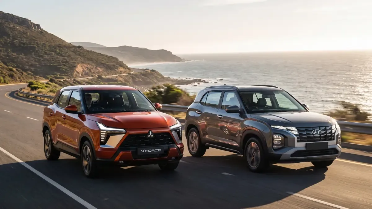 Mitsubishi Xforce vs Hyundai Creta: Duel SUV Kompak 1.500 cc untuk Pengguna Urban