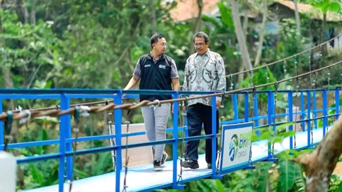 Jembatan Gantung BRI Buka Akses Pendidikan dan Ekonomi