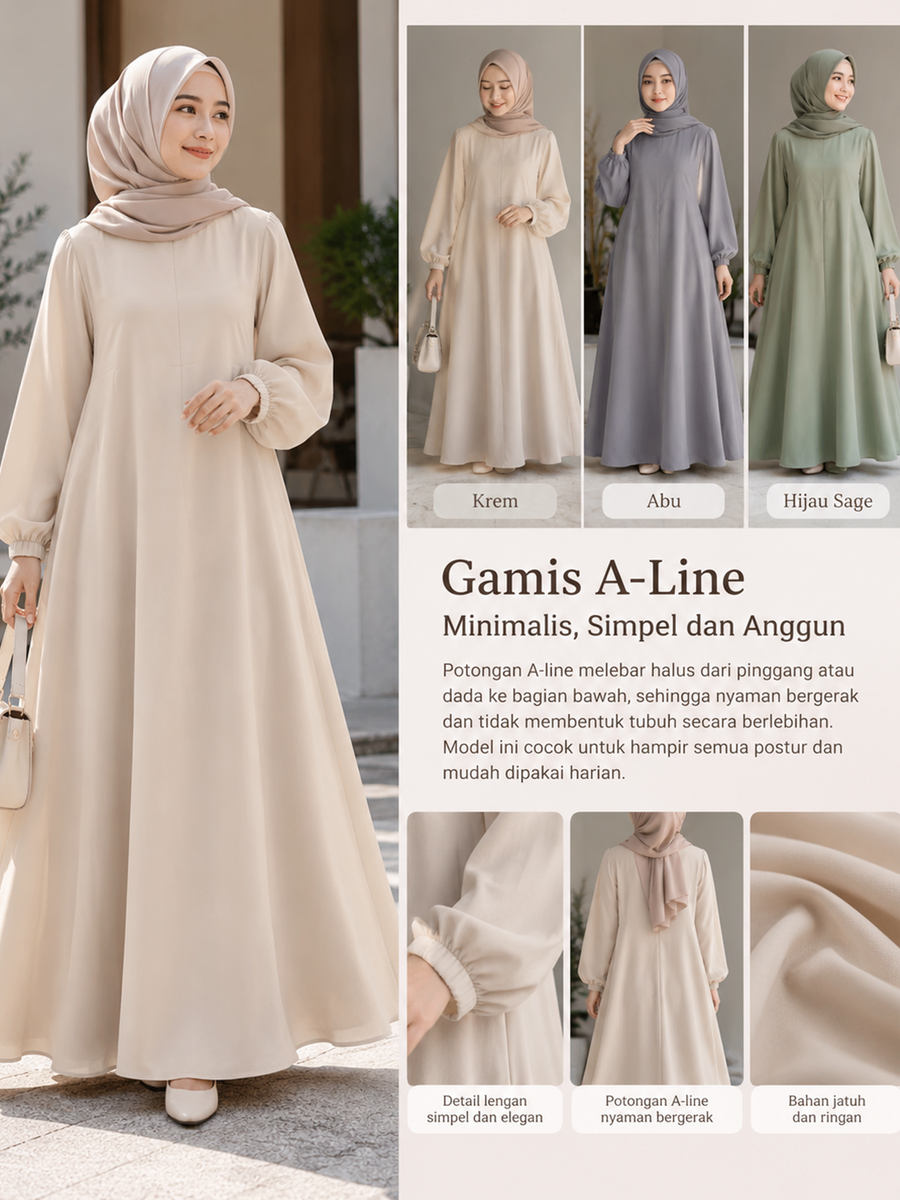 Panduan Lengkap Styling Gamis Modern dengan Outer Brokat