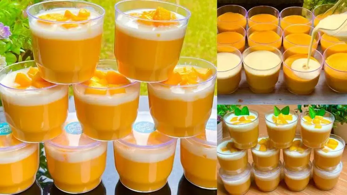 7 Olahan Mangga Segar: Dari Puding Cup hingga Minuman Menyegarkan