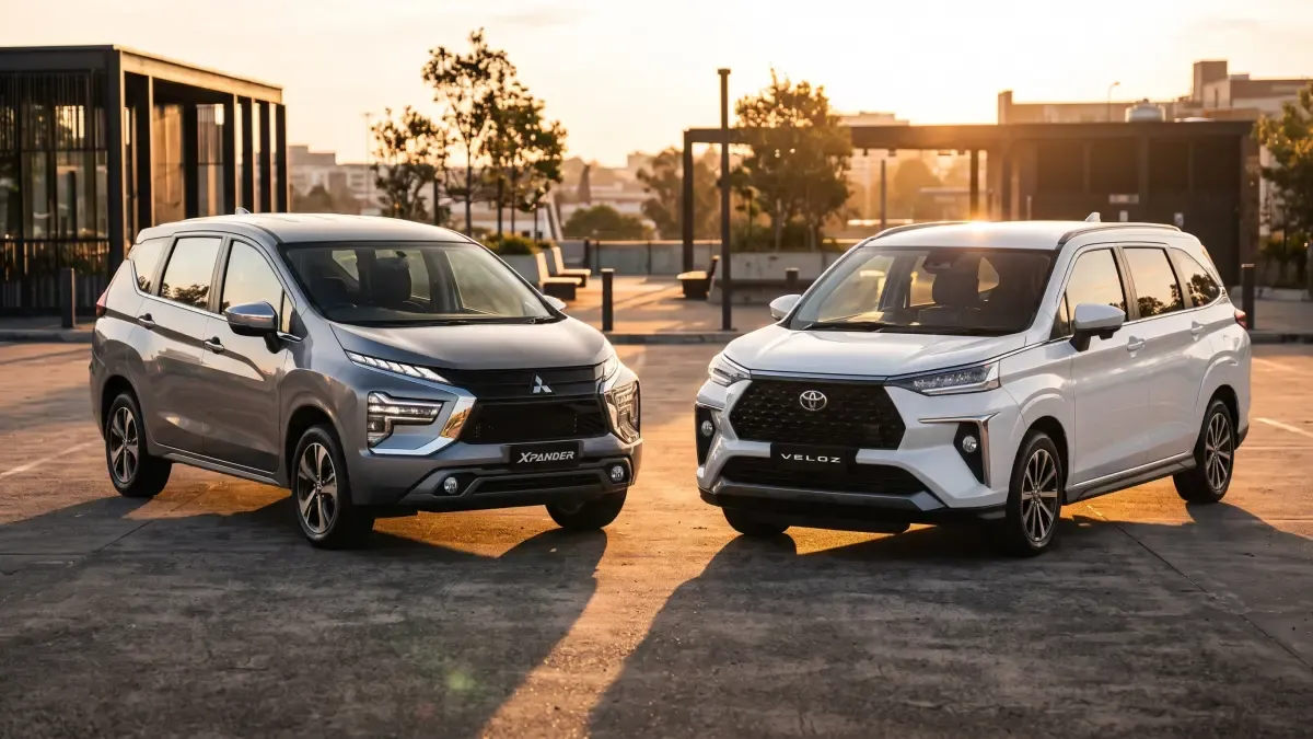 Mitsubishi Xpander vs Toyota Veloz: Mana MPV 1.5L Paling Nyaman untuk Keluarga?