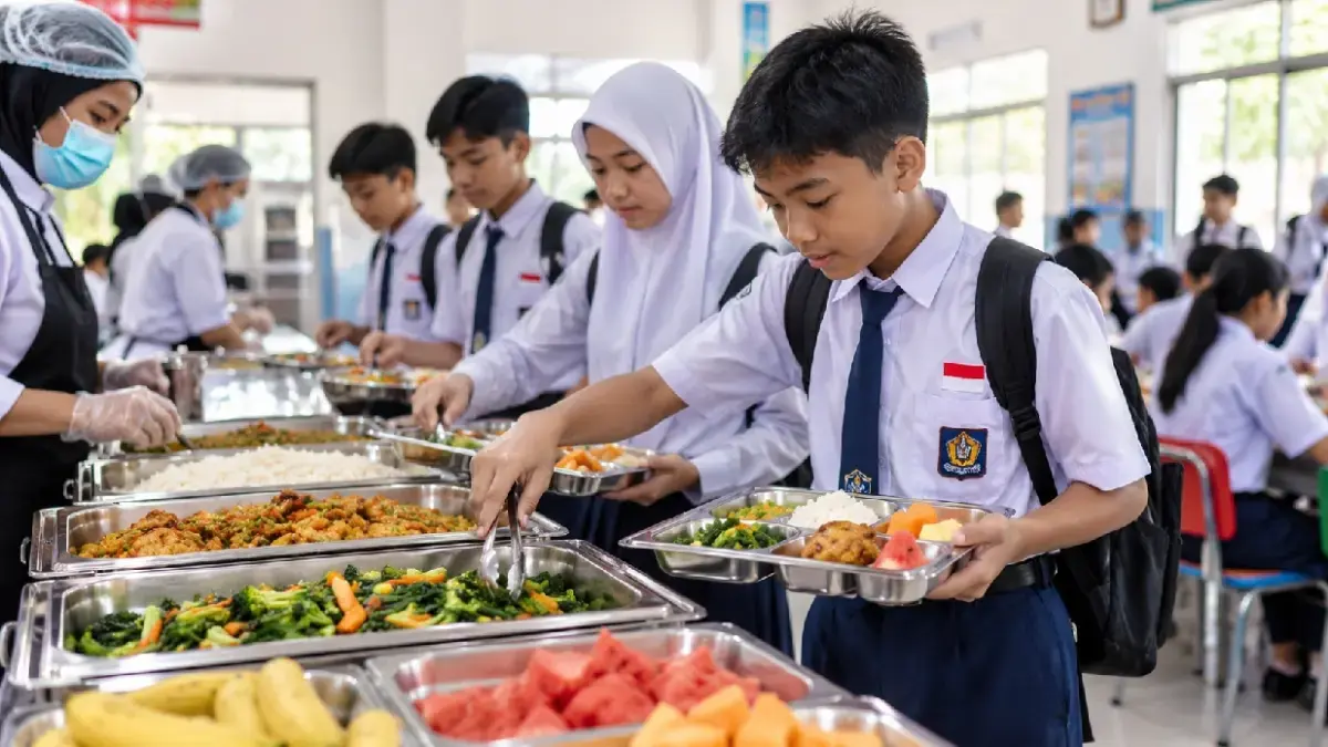 Sistem Prasmanan MBG: Makan Lebih Banyak, Anggaran Tetap