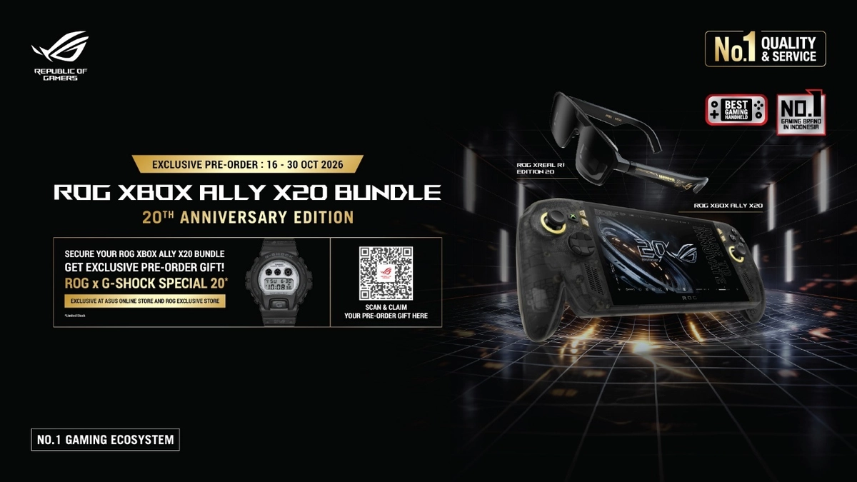 ROG Ally X20 Bundle: Handheld Gaming PC Seharga Desktop