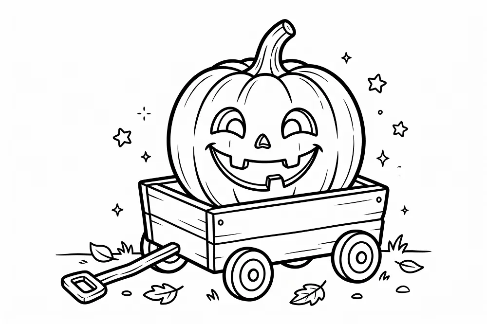 50 Lembar Mewarnai Halloween untuk Bonding Orang Tua dan Anak