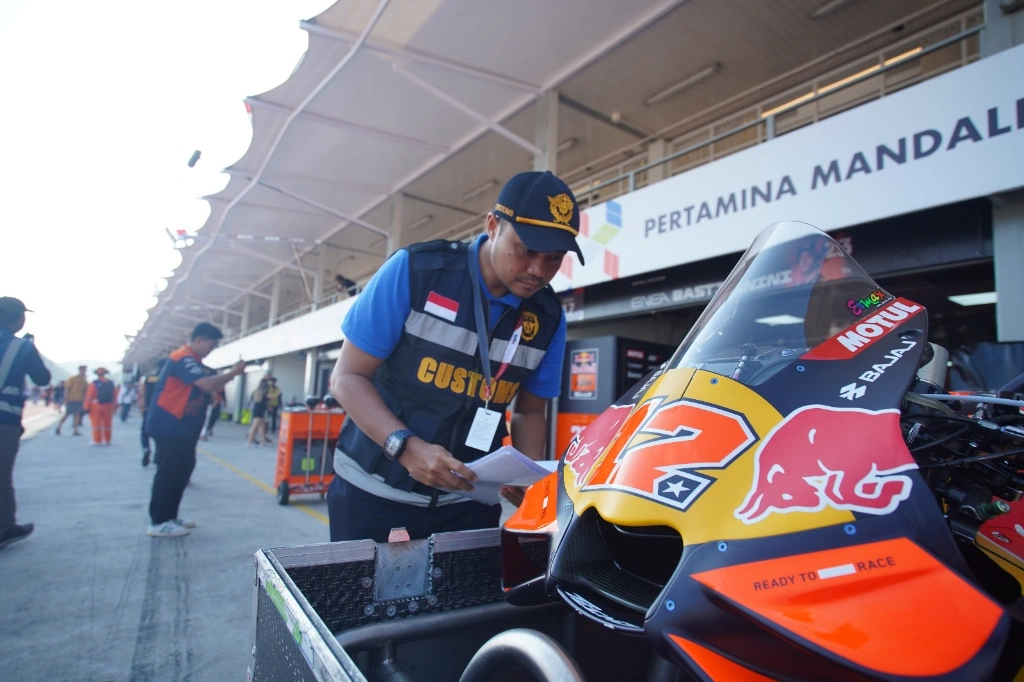 Fasilitas Kepabeanan Percepat Logistik MotoGP Mandalika