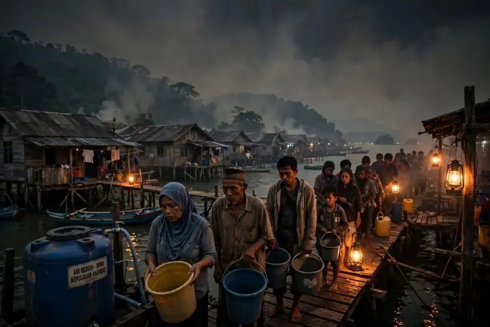 Kepulauan Terpencil Dikepung Krisis Listrik, Air, dan Asap