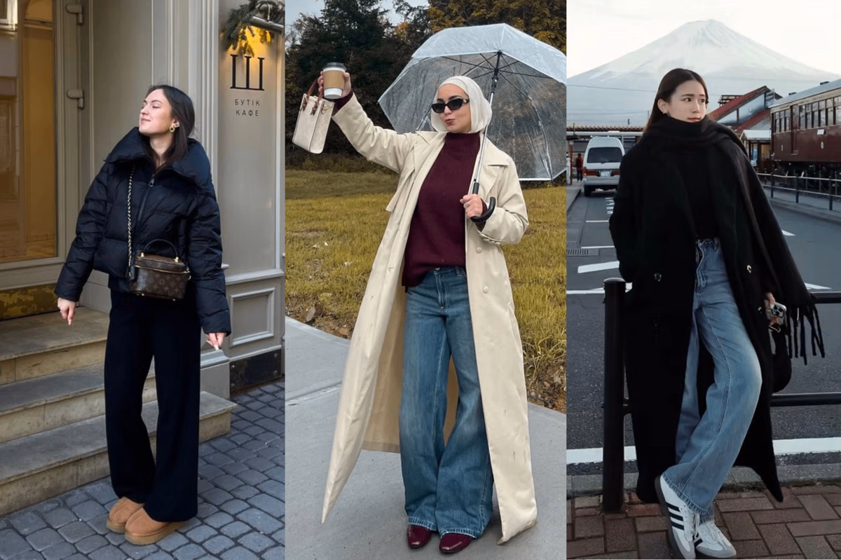 Panduan Layering Musim Dingin dengan Puffer Jacket dan Trench Coat