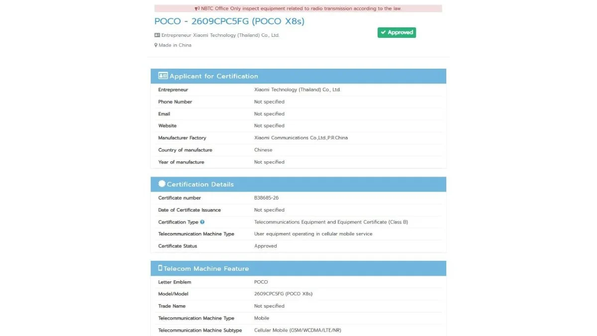 POCO X8s Lolos Sertifikasi: Flagship Killer Baru dengan Snapdragon 7 Gen 4