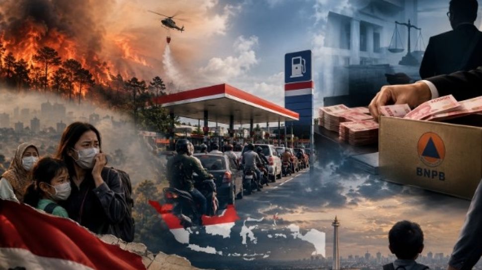 Krisis Berlapis: Banjir, Asap, dan Antre BBM Menguji Ketahanan Infrastruktur