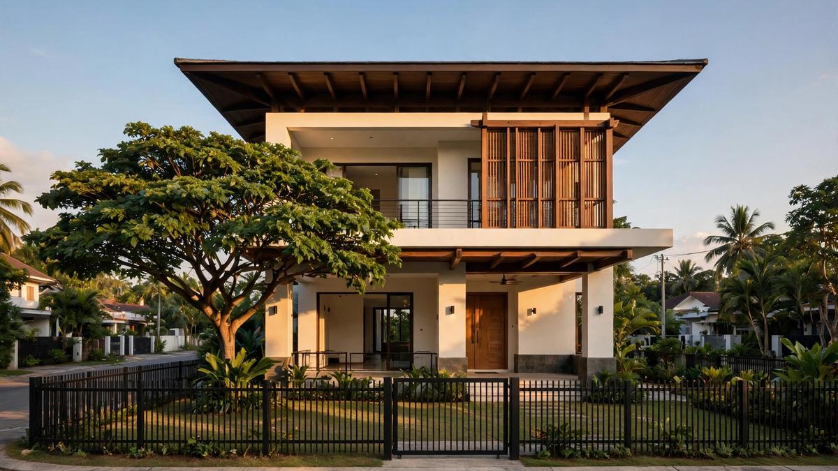 Rumah Menghadap Barat Tetap Sejuk dengan Desain Fasad dan Jendela