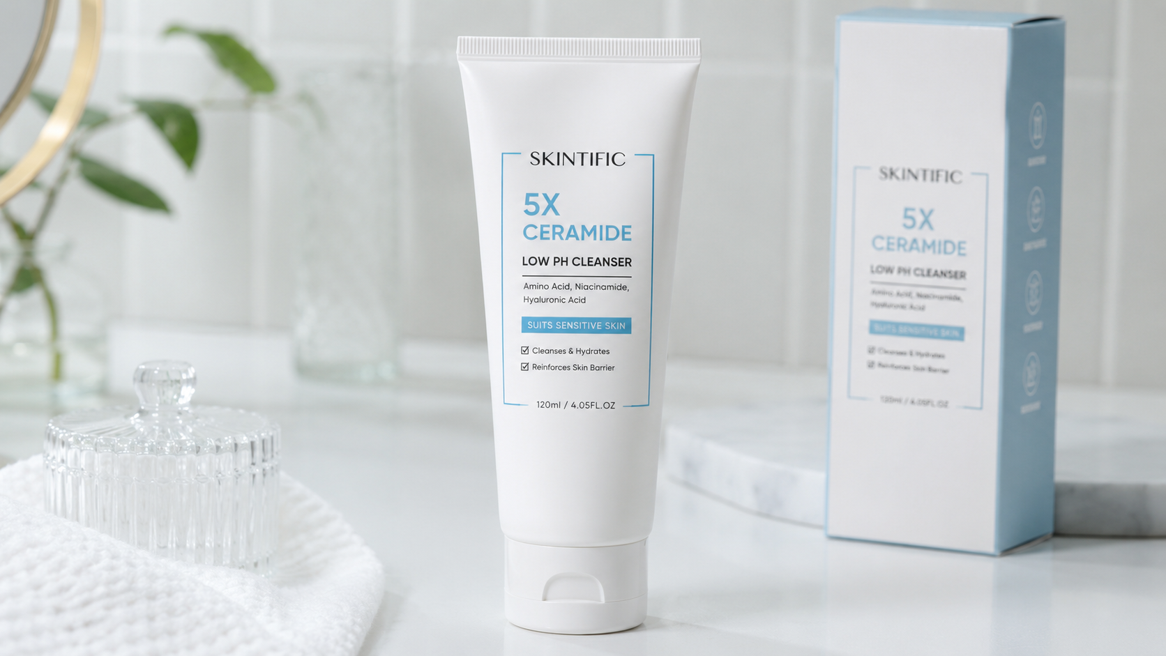 Facial Wash pH Rendah dengan Ceramide untuk Skin Barrier Sehat