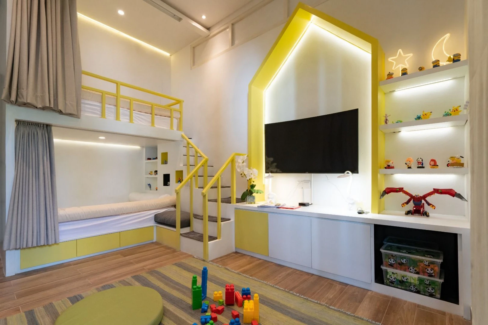Ranjang Tingkat Multifungsi untuk Kamar Anak yang Sempit, dari Sejutaan sampai Custom