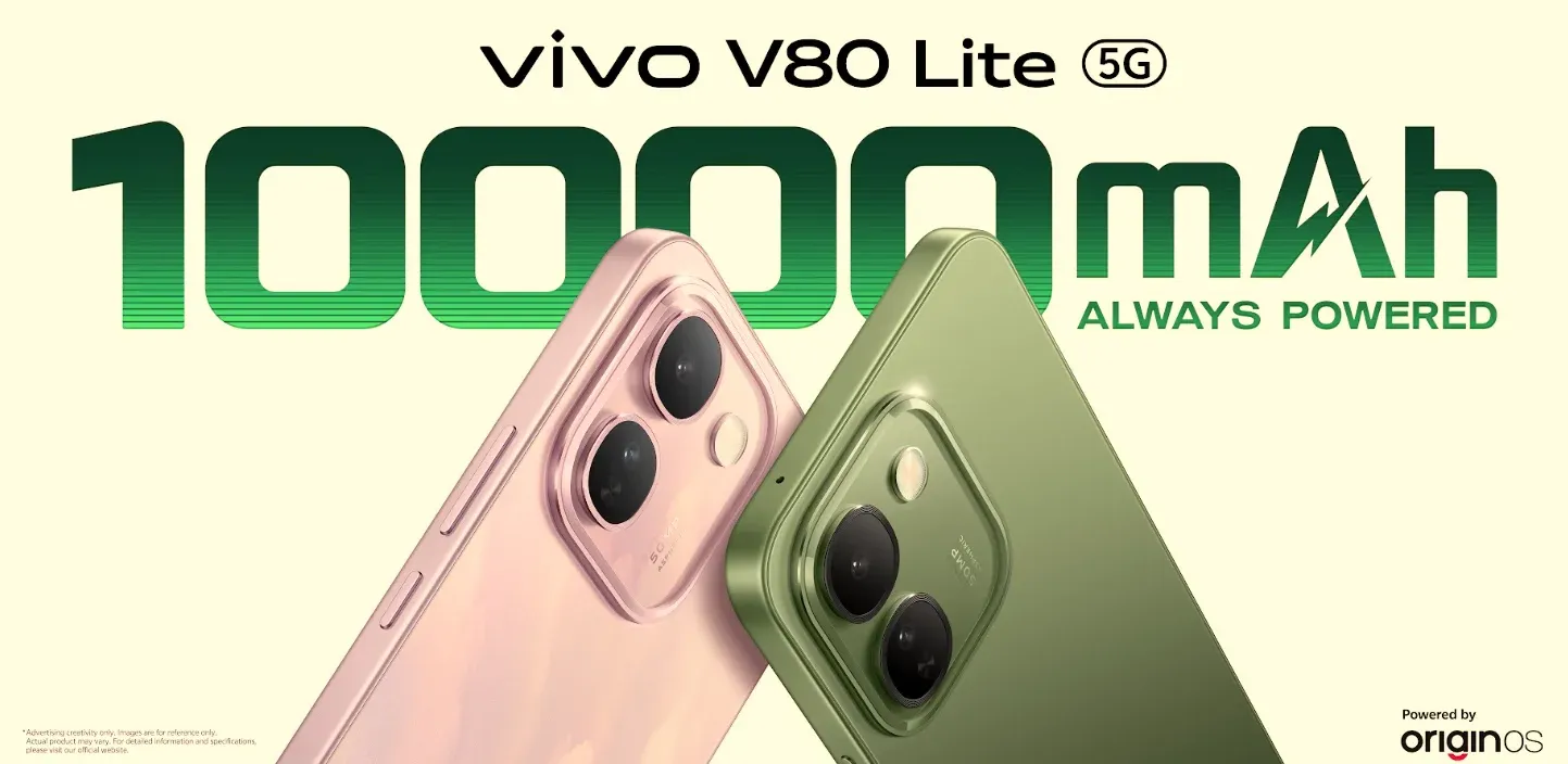 vivo V80 Lite 5G dan Era Baru Baterai 10.000 mAh