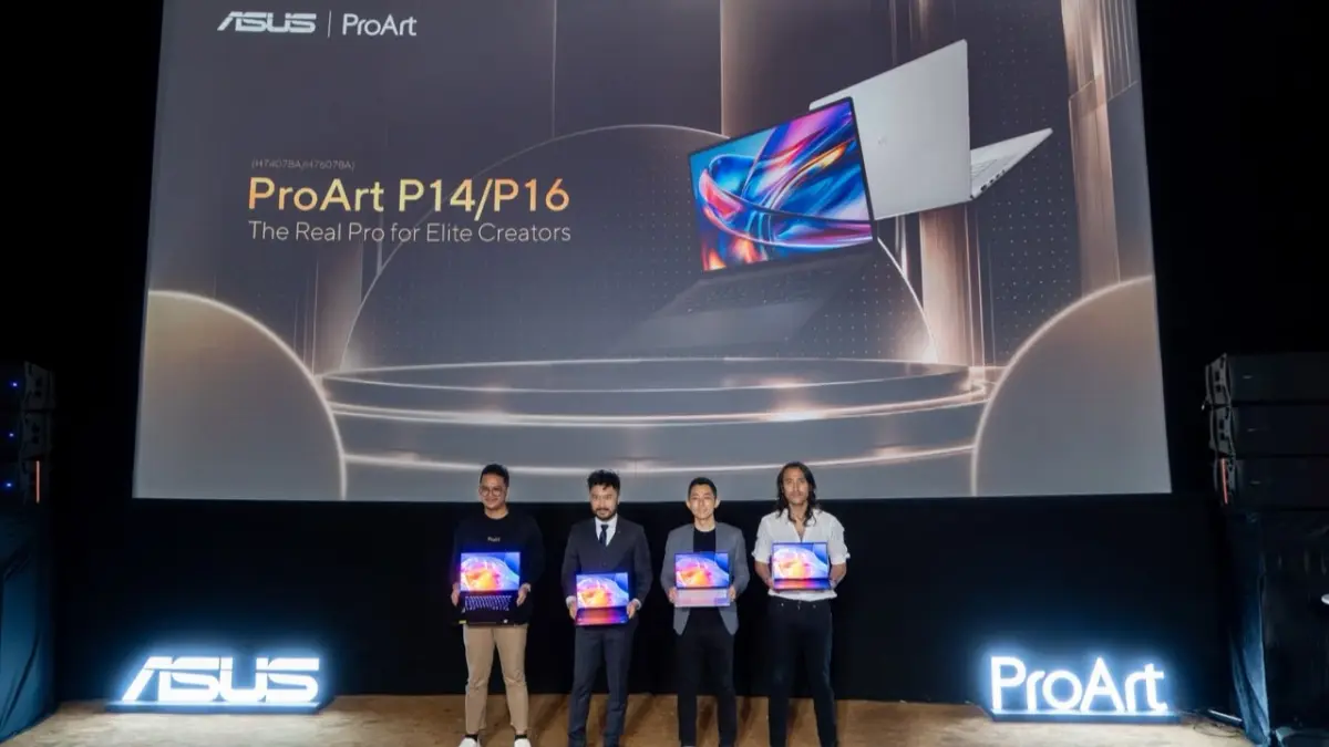 ASUS ProArt P14 dan P16: Studio Laptop AI Lokal Seharga Rp80 Juta