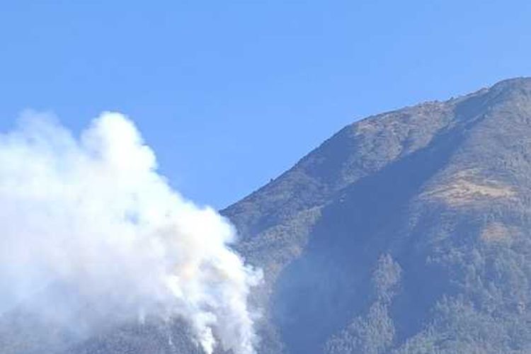 Kebakaran Gunung Lawu Meluas: Wisata Pendakian Lumpuh dan Tanggap Darurat Ditetapkan