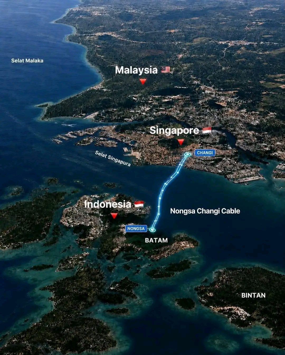 Kabel Bawah Laut Raksasa Ubah Peta Hub Digital Asia Tenggara