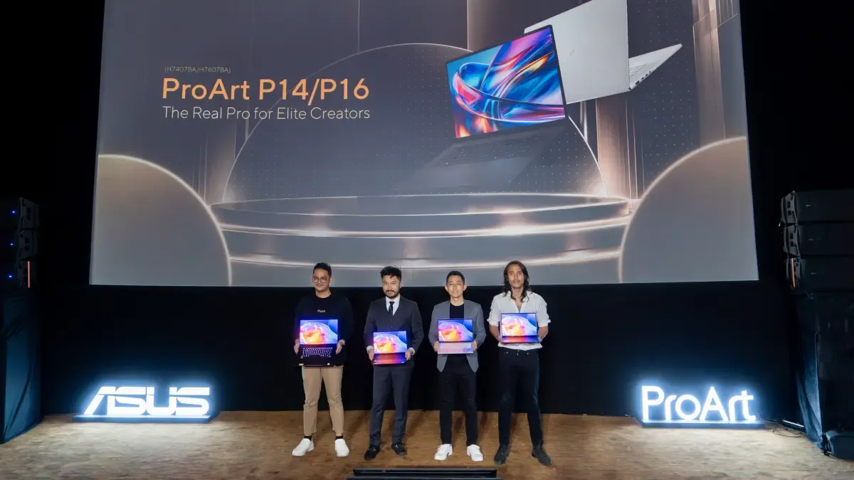 Laptop AI Profesional ProArt P14 dan P16 dengan NVIDIA RTX Spark