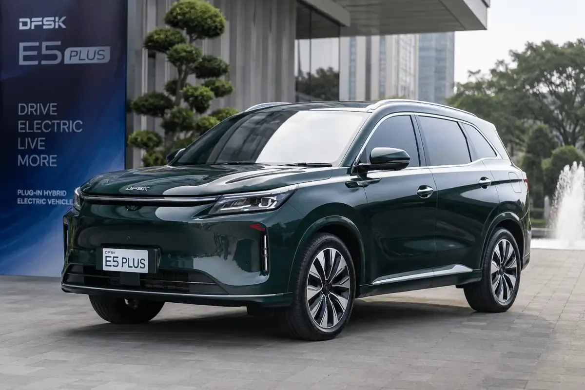 DFSK E5 Plus PHEV: Efisiensi Listrik 7,4 kWh dan Jarak 140 km